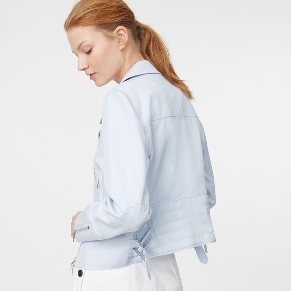 Club Monaco Jackets & Blazers - Blue Club Monaco Kapri Moto Jacket - Size S
